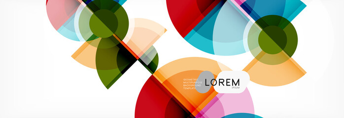 Circle abstract background