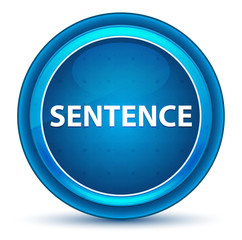 Sentence Eyeball Blue Round Button