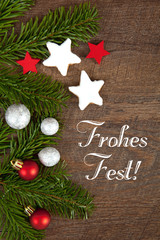 Weihnachtskarte-Frohes Fest