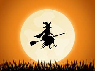 Halloween Hexe Hintergrund