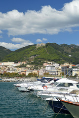 Fototapeta na wymiar Arechi's Castle over Salerno