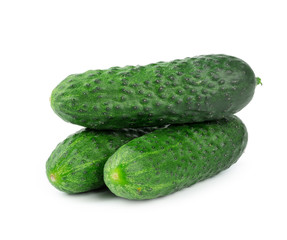 cucumber isolated on white background