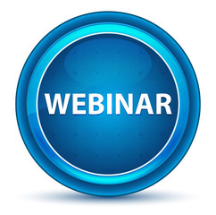 Webinar Eyeball Blue Round Button