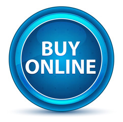 Buy Online Eyeball Blue Round Button