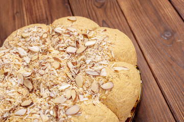 sunflower halva on the table