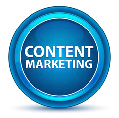 Content Marketing Eyeball Blue Round Button
