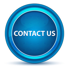 Contact Us Eyeball Blue Round Button