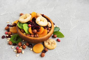 Mixed dried fruits