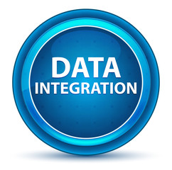 Data Integration Eyeball Blue Round Button