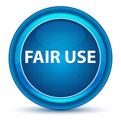 Fair Use Eyeball Blue Round Button