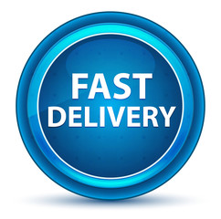 Fast Delivery Eyeball Blue Round Button