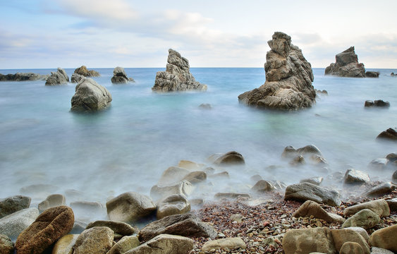 Atardecer en la Cala dels Frares