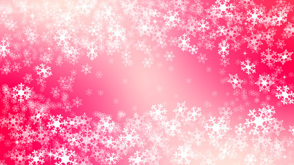 明るい花のような雪のイメージ