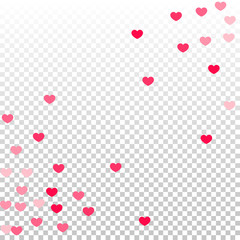 Heart confetti background.