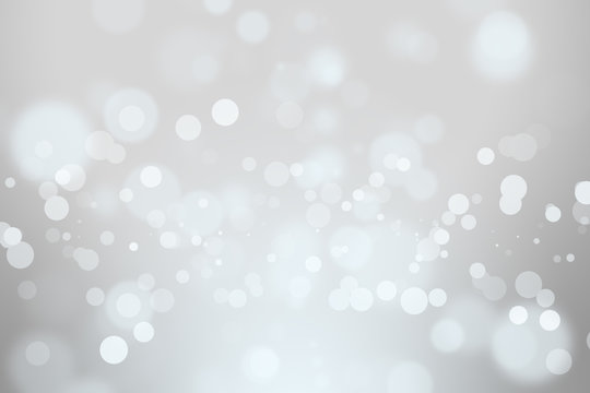 bokeh light glitter on gray abstract background beautiful. decoration for your design