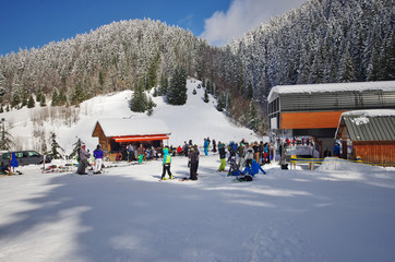 station de ski en hiver - saint pierre de chartreuse