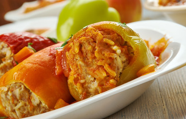 Hungarian stuffed peppers