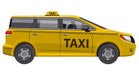 taxi car auto minivan