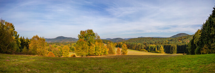 Panoramablick Pfälzerwald bei Bundenthal