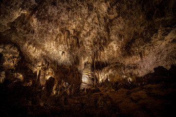 Carlsbad Caverns Stalactites and Stalagmites