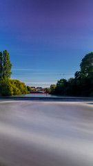Long exposure of river