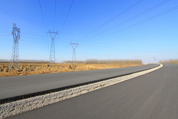 yet passable highway, in the north China