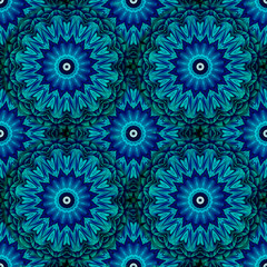 Seamless mandala pattern, for textile, ceramic tiles, wallpaper, fabric, scrapbook and gift wrapping paper. Colorful and decorative for fashion design and homeware