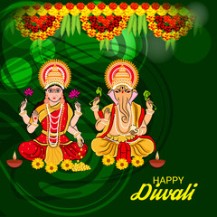 Indian Light Festival of Diwali Celebration.