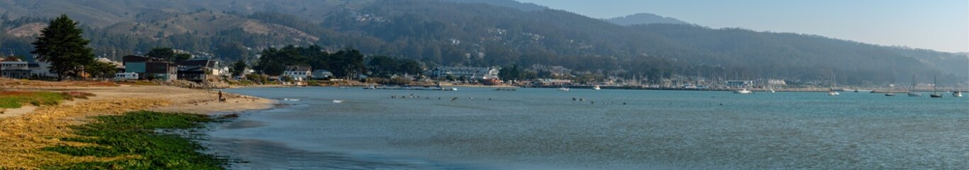 Pillar Point Harbor and marina in Half Moon Bay Ca.