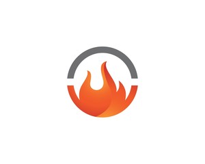 Fire flame Logo Template
