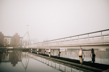 Herbst-Nebel in Greifswald und Wieck am Ryck