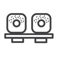 Sushi vector icon