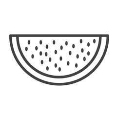 Watermelon vector icon