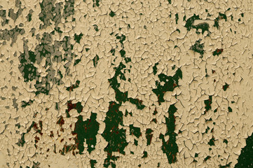 塗装の剥がれひび割れ