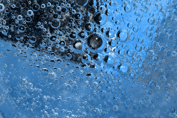 texture of bubbles on colorful background