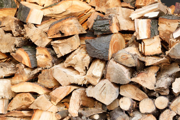 Chopped wood as texture/backround