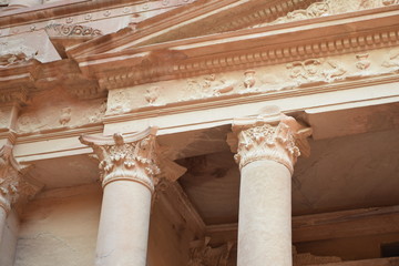 Entablature Detail, Treasury, Petra, Jordan