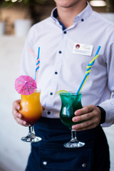 food dish sushi cocktails