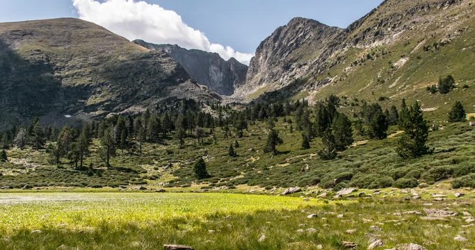 Canigou Lake Mountain Time Lapse