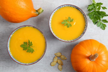Pumpkin soup.