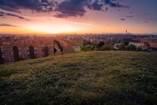 Atardecer en Madrid