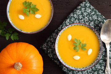Pumpkin soup.