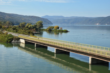 Obraz premium Danube river, Serbia