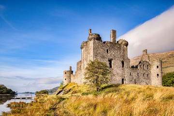 Fototapeta premium Kilchurn Castle, Loch Awe, Argyll and Bute, Scotland, UK.