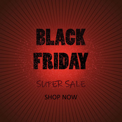 Black Friday super sale banner