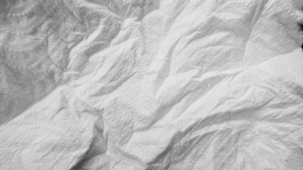 tissue texture background. The crumpled napkin, white abstract background  