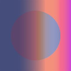 Abstract background illustration. Square and circle with gradient