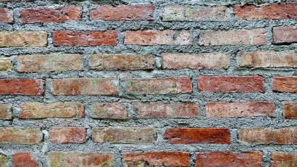 brick wall texture grunge urban street background                               