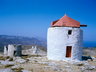 Windmühlen auf Amorgos - Griechenland