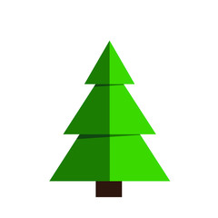 Christmas tree vector illustration